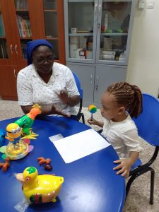 Sr Martha and a Pupil